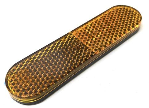 Reflektor Katzenauge 96x24mm Orange – Selbstklebend & E-Geprüft – Passend für Vespa ET2, ET4, LX, S, Gilera Runner, Sfera, TPH, NRG, Zip