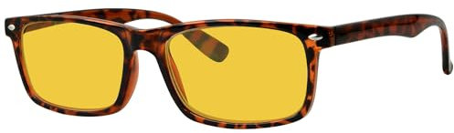 Eyekepper Blue Light Blocking Reading Glasses Men Women with Amber Tinted Filter Lens - Anti Digital Screen Glare UV Ray Computer Glasses - Tortoise +1.50