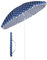 Sekey® Ombrellone Ø 160 cm Tondo Ombrello Parasole da Esterno da Giardino da Spiaggia Protezione Solare UV20+ Bianche&blu