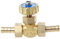 Vanne à pointeau en laiton à contre-angle GWXEVCE Barbot de réglage de gaz propane-butane 8 mm avec barbe 1 MPa