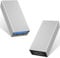 Duttek Adattatore da USB C a USB 3.0, 2 pezzi, USB 3.1 USB 3.0 femmina a USB C femmina, compatibile con iPhone 11, Google Pixel, Samsung Galaxy S20, Huawei, Moto (argento)