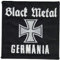 Black Metal Germania - Eisernes Kreuz Aufnäher - Patch - Badge