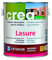 Protector Decorativo al Agua para Madera. Protege y Resiste a los Rayos UV. Transpirable e Hidrófugo. Lasure Gama Crea. (500ml, Caoba Satinado)