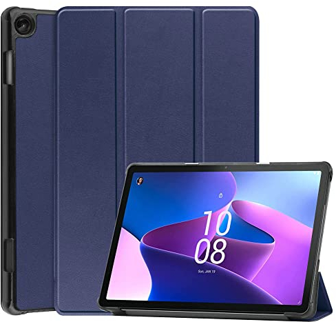Kepuch Custer Cover per Lenovo Tab M10 3rd Gen TB-328F,PU-Pelle Case Custodia per Lenovo Tab M10 3rd Gen TB-328F - Blu