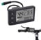 Fahrradcomputer, Elektrofahrrad LCD Display Meter Wasserdichtes Elektrofahrrad S866 LCD-Display Meter 24V 36V 48V Fahrrad Tachometer Bedienfeld mit Stecker für Elektrofahrrad Ebike Elektrofahrrad