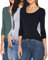 ONLY Damen Langarmshirt Figurbetont und Tailliert aus Baumwolle, Rundhalsausschnitt (3er Love Mix 4 - S) (Black, Grey, Green)