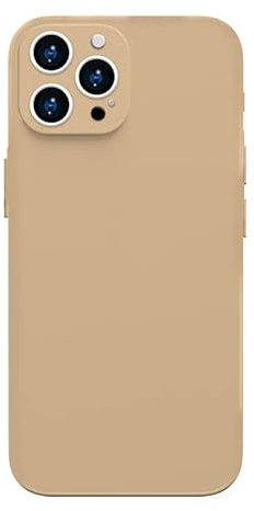 iPhone 11 Pro Liquid Silicone Gel Slim 5.8Inch TPU Case with Camera Lens Protector Shock Proof Rubber Anti Scratch Resistant Bumper FULL Camera Protection Cover Design for iPhone 11 Pro (CREAM COFFEE)