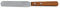 Spatule pour étaler la cire dépilatoire en métal et bois - Longueur 18,5 cm