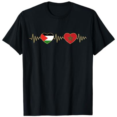 Maroc Palestine Drapeau Palestine Gaza Free Palestine T-Shirt