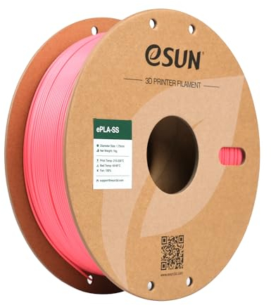 eSUN PLA Filament 1.75mm, PLA Basic 3D Drucker Filament Maßgenauigkeit +/- 0.03mm, 1KG Spule (2.2 LBS) Super Speedy PLA Filament für 3D Drucker,Rosa