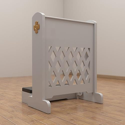 Yofsza Bank, klappbar, kniend, Hartholz, gepolstert, Kniebank, Meditationsbank, Hocker, Bank für inkl. Klappstuhl für Meditation, Gebet (Color : Gray)