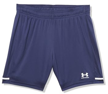 Under Armour Boys Challenger Shorts, (410) Midnight Navy / / White, Medium