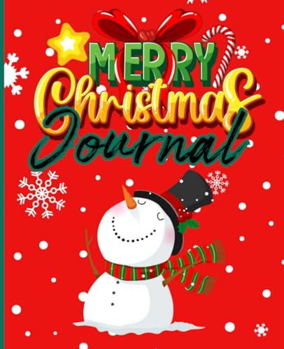 Merry Christmas Journal, dein Ideen und Bucket Listen Heft für die Adventszeit, Planung für Weihnachten und Silvester, Malen und Entspannen