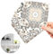 10 Stück Selbstklebende Wandfliese Aufkleber 10x10CM PVC Fliesenaufkleber Fliesen Sticker Wasserdicht Wandaufkleber für Schrank, Tisch, Schublade, Möbel, Küche Bad Deko