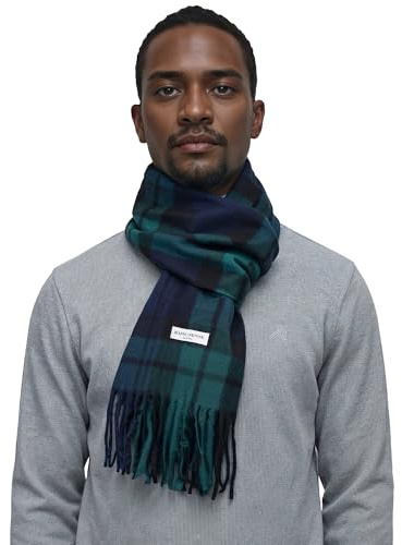 Basic Sense Klassischer schottischer Schottenkaro-Winterschal – super weich und warm, traditionelles Karo-Design für Damen und Herren
