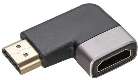 kenable HDMI 2.1 Right Angle Adapter Ultra High Speed 8K60/4K120 (270° Horizontal)