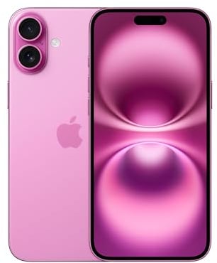 Apple iPhone 16 Plus 256 GB: 5G Mobile phone with Apple Intelligence, Camera Control, A18 Chip and a Big Boost in Battery Life. Works with AirPods; Pink