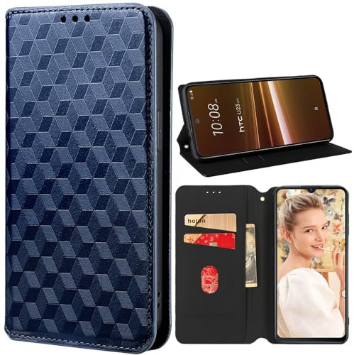 BaiFu Case for ZTE Blade A75 5G Wallet Case, PU Leather Magnetic Closure Flip Case Phone Case Compatible with ZTE Blade A75 5G, Square4