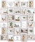 Wackadoo Bilderrahmen Collage Weiß 10x15 cm 30 Fotos Hergestellt in der EU FSC Holz aus MDF Fotorahmen Galerierahmen mit Glasscheibe familie mehrere bilder picture frame