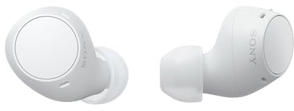 Sony WF-C510 Truly Wireless in-Ear Bluetooth Earbud Headphones, Multipoint-Connection, Mic and IPX4 Rating Quick charge - White (Renewed)
