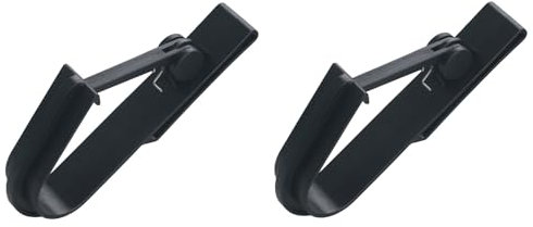 BODYA 2Pcs Universal Scaffolding Tool Belt Hook Scaffolders Holster Impact Drill Holder Black Plastic