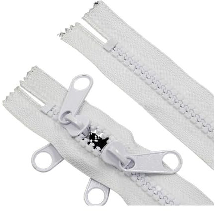 Zwei Wege Reißverschluss 1 Stück Reißverschluss for Nähen 100-600 cm Zwei-Wege-Reißverschlüsse mit geschlossenem Ende for Zelte, dekorative Doppelschieber, Taschen, Outdoor-DIY-Zubehör Für Mäntel, Jac