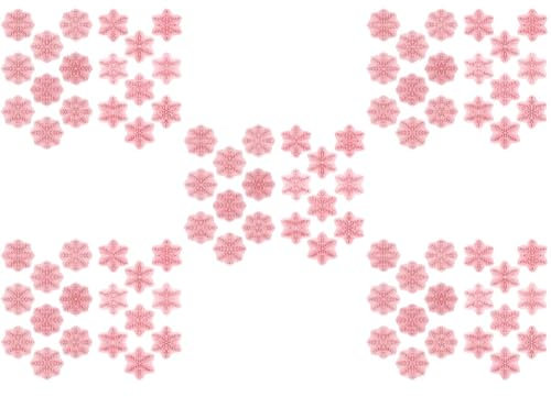 PRETYZOOM 5 Juegos Plantilla De De Nieve Cortador De Galletas De Bebé Relleno De Juguete Manualidades Navideñas Navideños Decoración Navideña Para Hornear Molde Dulce 18 Uds * 5