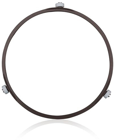 Anneau Plateau Tournant Micro Ondes de 17,8cm, Anneau de Plateau Tournant pour Micro-Ondes avec Noyau Rotatif Anneau Support Micro Ondes pour Plaques en Verre de 24,5 à 27cm