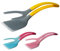 Tong Spatula Flipper Combo, 2-In-1 Egg Turner with Ergonomic Handle, Multipurpose Cooking Tool for Bread, Fish, Toast, Steak, Pancake, Frying, Sturdy Silicone, 12.05x3.31in