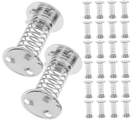 BCOATH 40pcs Car Ornament Spring Base: Dashboard Dolls Interactive Wobble Spring for Fun and Stability - Shaking Head Figure Stand for Car Interior