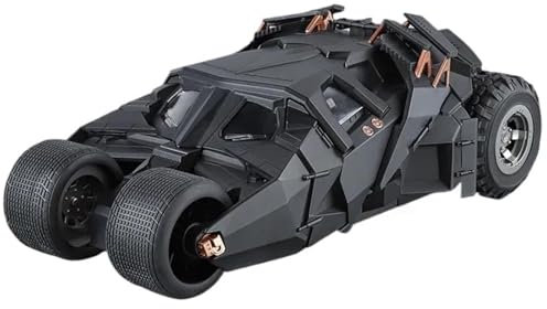 BOFSMXXNP Die-cast car models 1:18 For Batmobile Spray-painted Die-cast Tumbler Alloy Car Model Metal Car Sound And Light Collection Alloy car models