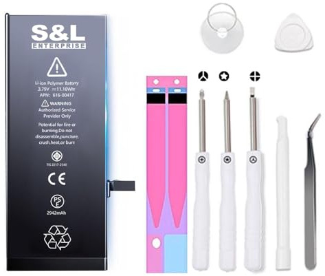 S&L ENTERPRISE Battery for iPhone XS, Capacity 2658mAh Lithium Polymer Battery with Repair Tool Kit
