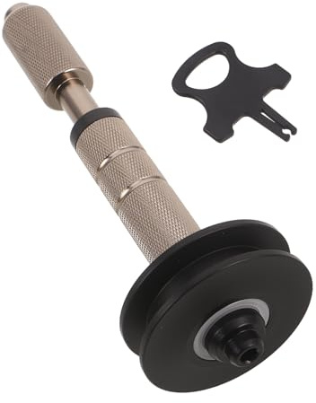ORFOFE Cadena Tensor de Aleación para de Aluminio de Bicicleta Limpieza | Color Plata, Uso en Taller Doméstico y Reparación Exterior, Compacto y Ligero, Compatible Cadena y Engranaje