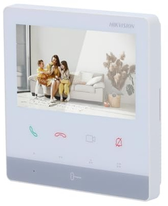 Monitor para Vídeo Porteiro Hikvision 4.3'' TFT Branco - DS-KH7100EY-WE2/White