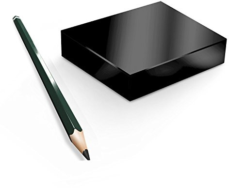 BlackEdition Neodym Magnete Quader N45 SCHWARZ, Black:111x89x19.5mm N38 750kg (1St.)