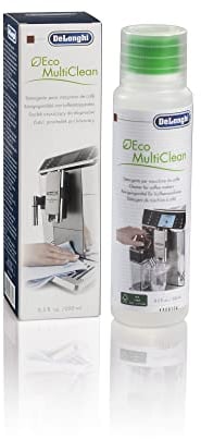 De'Longhi Universeller Espresso-Maschinenreiniger für Aufschäumer/Dampfstab, entfernt Milchrückstände und Ablagerungen von Ihrem Espresso- und Cappuccino-Maker, umweltfreundlich, 240 ml
