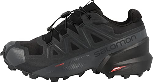 Salomon Speedcross 5 Gore-Tex Damen Trail Running wasserdichte Schuhe, Wetterschutz, Aggressiver Grip, Präzise Passform, Black, 40 2/3