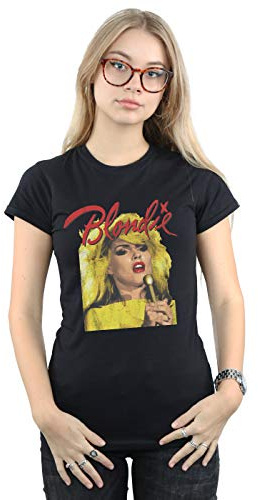 Absolute Cult Blondie Women's Singing with Mic T-Shirt