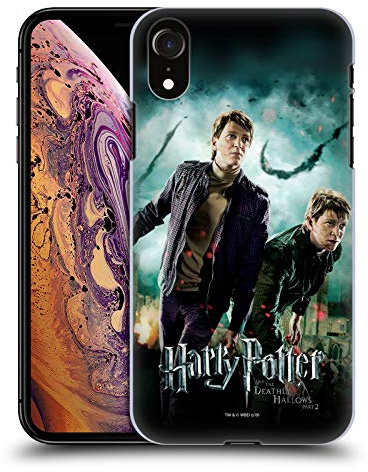 Head Case Designs Offizielle Zugelassen Harry Potter Fred & George Weasley Deathly Hallows VIII Harte Rueckseiten Handyhülle Hülle Huelle kompatibel mit Apple iPhone XR