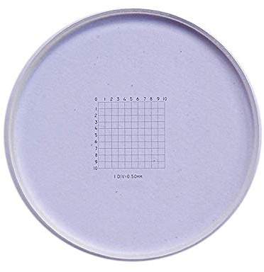 0,01 mm Bühnen-Mikroskop-Okular-Mikrometer (0,2 mm Rasterförmige Okular-Mikrometer)