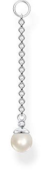 THOMAS SABO Einzel Ohrring Anhänger Perle 925 Sterlingsilber