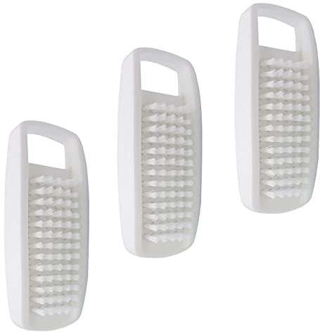 3er Set Ersatz Nagelbürste, Made in Germany, Nachfüllset für Halterung, Handwaschbürste für Wandhalterung, Handbürste zum Aufhängen, Nagelbürsten für Halter, Waschbürste für Wandhalter, Handbürsten