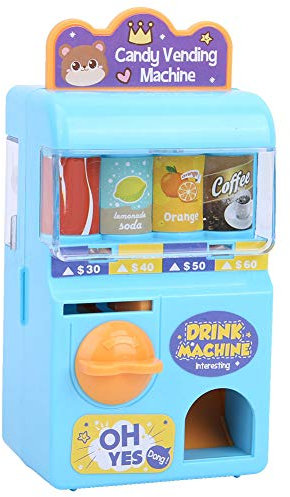 Cosiki Jouet de Jeu de Simulation, Distributeur Automatique de Boissons, Distributeur de Boissons, Machine de loterie Durable, Jouets éducatifs, Jouet éducatif Portable, Maison pour Enfants,