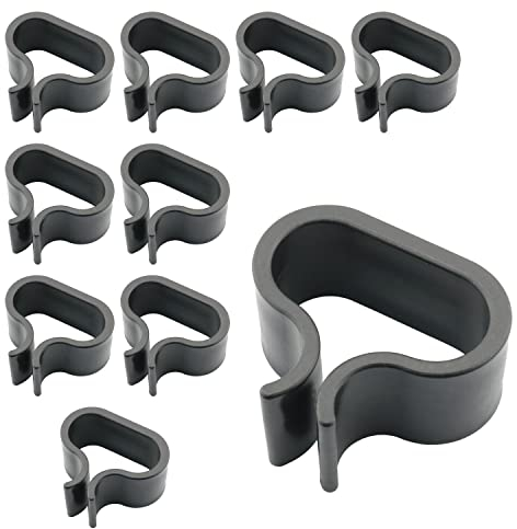 DGHAOP 10 Stück Rattan Möbelclip 67 mm Outdoor Sofa Feste Verbindung Schnalle Terrasse Weide Möbel Clips