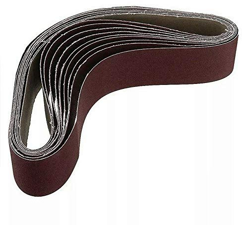 SPORTARC 7Pcs 50X686Mm Nastro Abrasivo per Metallo Legno Grinding Levigatrice 120-1000 Grit per Levigatrici a Nastro