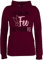 Pullover Damen Hoodie Frauen - Sprüche Statement mit Spruch - Ich Bin eine Fee - S - Burgundrot - lustige sprueche sprüche+Pullover sprüchen katastrophe Hoody Frau spruechen katastro Kapuze