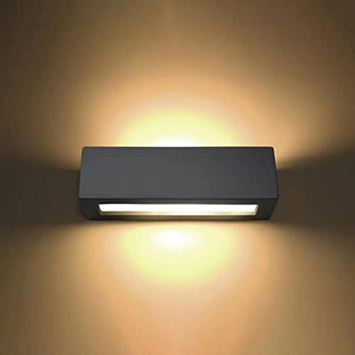 famlights Wandleuchte Innen Wandlampe Wand Lampe Vaya in Grau Modern VEGA E27 Keramik Wohnzimmer Schlafzimmer | 1-flammig