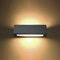 famlights Wandleuchte Innen Wandlampe Wand Lampe Vaya in Grau Modern VEGA E27 Keramik Wohnzimmer Schlafzimmer | 1-flammig
