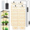 DAZZTIME 4 Pezzi Lampada per Piante, Lampade per Piante da Interno, con 540 LEDs, Timer 3/9/12h, 10 Luminosità, 3 modalità, per Semina, Crescita, Fioritura e Fruttificazione