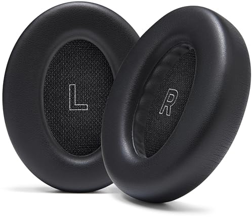 WC PadZ QC Ultra – verbesserte Ohrpolster für Bose QuietComfort Ultra, hergestellt von Wicked Cushions | Verbesserter Komfort und Dicke |Black